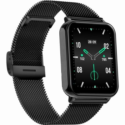 8. Smartwatch Gravity White Black 2 Straps GT17-8