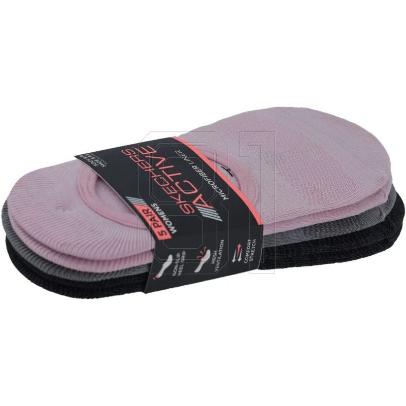 2. Skechers Girls 6pk Low Cut S115813-MULT Multicolor 31-34