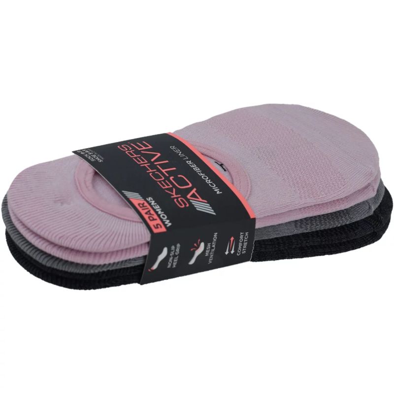 2. Skechers Girls 6pk Low Cut S115813-MULT Multicolor 31-34