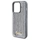 6. Guess Sequin Script Metal case for iPhone 14 Pro - silver