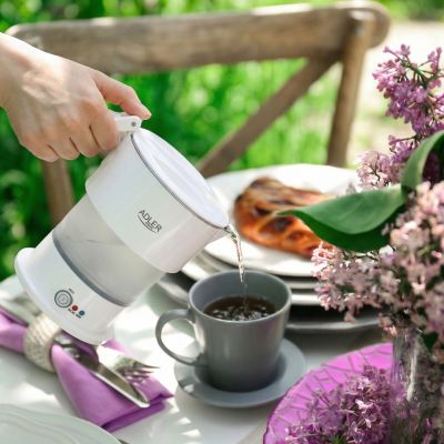 4. Silicone kettle ADLER AD 1377w white