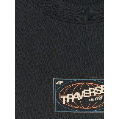 9. Men's regular printed T-shirt 4F 4FRAW25TTSHM3377-20S