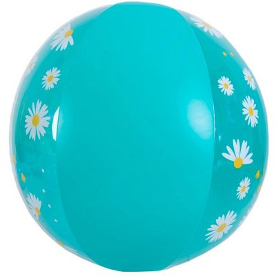 2. INFLATABLE BEACH BALL 50CM DAISY TURQUOISE 53174
