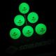 6. GLOW IN THE DARK POLY TABLE TENNIS BALLS 40 6 PCS POT