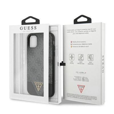8. Guess 4G Triangle Collection case for iPhone 11 6.1" / Xr - gray