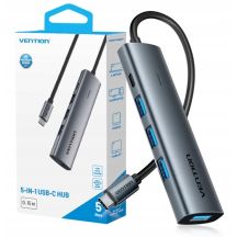 Hub 5in1 USB-C 3.0 Vention 0.15m