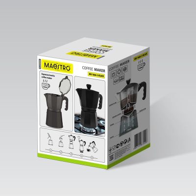 11. 3-cup coffee maker MR-1666-3-BLACK MAESTRO
