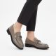 5. Women's leather moccasins beige Vinceza 18117