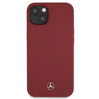 3. Mercedes Silicone Line Case for iPhone 13 mini - Red