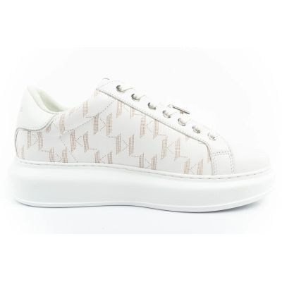 13. Karl Lagerfeld Kapri men's shoes sneakers natural leather white