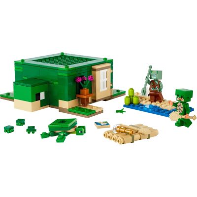 3. LEGO Minecraft 21254 Turtle Beach House