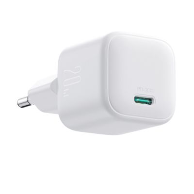 7. Joyroom JR-TCG08 GaN 20W Power Delivery Wall Charger - White
