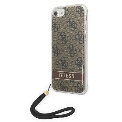 2. Guess GUOHCI8H4STW iPhone SE 2022 / SE 2020 / 7/ 8 brown/brown hardcase 4G Print Strap