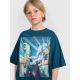 3. Boy's oversize printed T-shirt 4F 4FJRAW25TTSHM3061-46S