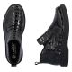 11. Women's patent leather ankle boots crocodile black Rieker 71150-00