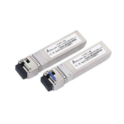 Extralink SFP+ 10G | SFP+ WDM module | 10Gbps 1270/1330nm, single mode, 20km, LC, DOM, pair, dedicated for HP/ARUBA