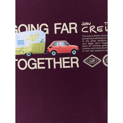 6. Men's regular printed T-shirt 4F 4FRSS26TTSHM3810-50S
