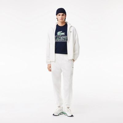 3. Lacoste Ribbed Wool Beanie Navy Blue - RB0001-166