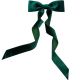2. GREEN DECORATIVE BOW 2x19x48CM 4PCS MICA