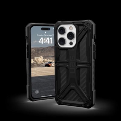 2. UAG Monarch case for iPhone 14 Pro - black carbon