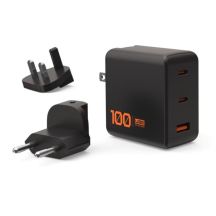 Urban Armor Gear 9B443811V4040 Mobile Charger Headphones, Smartphone, Universal, Tablet, Laptop Black, Orange AC Fast Charging Internal