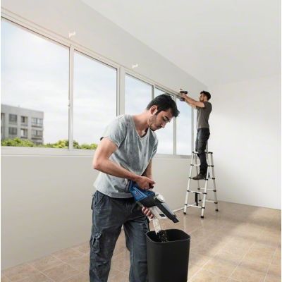 2. Bosch GAS 18V-1 Professional Portable Vacuum Cleaner Black, Blue, Red, Translucent Bagless