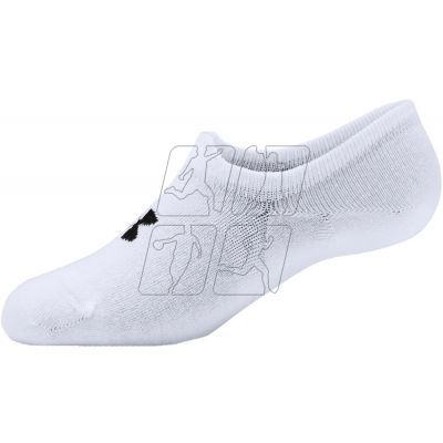 5. Under Armour Ultra Lo Socks 1351784-100 białe 36-41