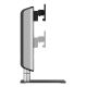 2. Equipment Table Stand 17"-49"/1TFT 360° Robust/Freist. 18Kg Silver