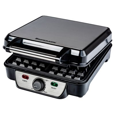 2. Ravanson GR-7030 waffle maker (1100W; inox color)