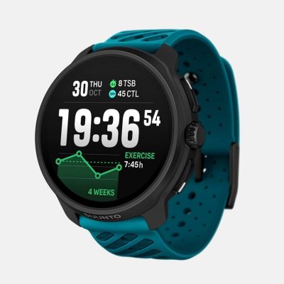 Suunto Race 2 Wave Blue 3.81 cm (1.5") AMOLED 49 mm Digital 466 x 466 px Touchscreen Black GPS