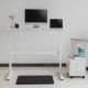 3. Ergo Office manual height adjustment desk, max 40 kg, max height 117 cm, with a tabletop for sitting and standing work, ER-401 W