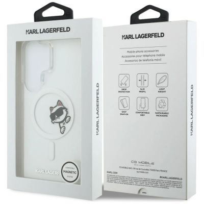 8. Karl Lagerfeld IML Peekaboo Choupette MagSafe case for Samsung Galaxy S26 Ultra - transparent