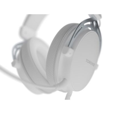 14. Genesis Toron 531 on-ear headphones with microphone, white