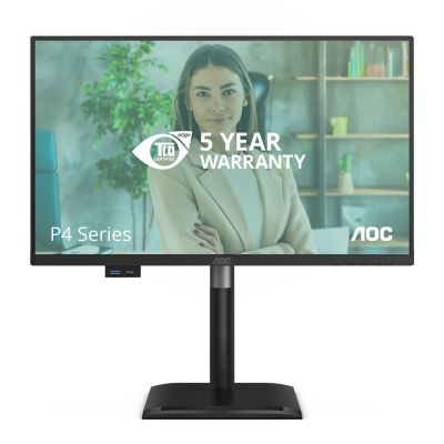 5. AOC 24P4CV Computer Monitor 60.5 cm (23.8") 1920 x 1080 px Full HD LED Black