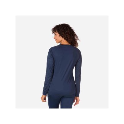4. ROSSIGNOL W Skpr Ls Tee Navy Blue Thermal T-shirt