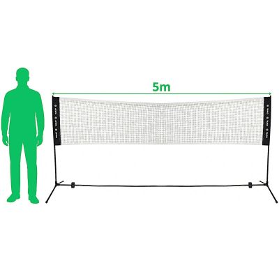 31. BADMINTON NET WITH FRAME 5 X 1.55 M WITH CARRY BAG ENERO
