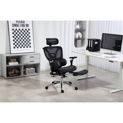 94. Activejet ergonomic office chair YK848, black