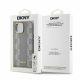 5. DKNY Leather Checkered Mono Pattern MagSafe iPhone 14 Case - Beige