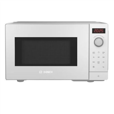5. Bosch Serie 2 FFL023MW0 Microwave White Microwave Solo Countertop 20 l 800 W