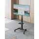 7. GEMBIRD HEIGHT-ADJUSTABLE, MOBILE, WHEEL-FREE TV STAND 32" - 55"