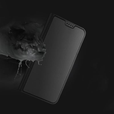 12. Dux Ducis Skin Pro Case For Realme GT Neo 5 / Realme GT3 Flip Cover Card Wallet Stand Black