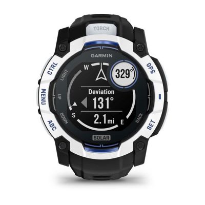 18. Garmin Instinct 3 Solar 010-02935-03 Smartwatch 50mm Black and White