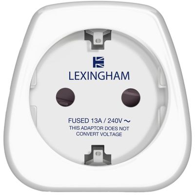 LEXINGHAM SCHUKO -> UK Travel Adapter