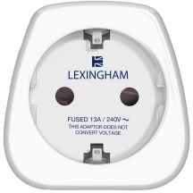 LEXINGHAM SCHUKO -> UK Travel Adapter