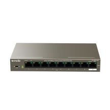 Tenda TEF1109P-8-102W Fast Ethernet (10/100) Network Links Support PoE Metallic