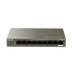 Tenda TEF1109P-8-102W Fast Ethernet (10/100) Network Links Support PoE Metallic