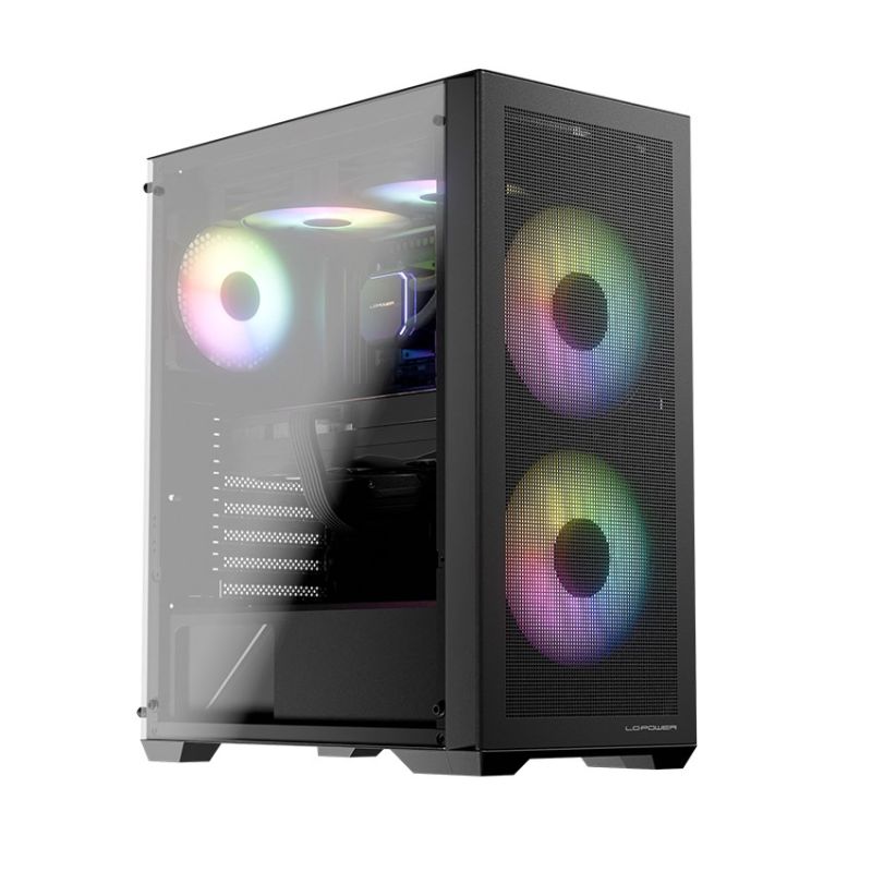 6. LC-Power LC-717B-ON Midi Tower Computer Security & Holders White