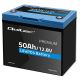 9. Qoltec LiFePO4 Lithium Iron Phosphate Battery | 12.8V | 50Ah | 640Wh | BMS