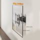 19. MACLEAN TV MOUNT / HANGER, MAX. VESA 600X400, 37-90", MAX. LOAD 65KG, BLACK MC-881 N