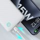 9. Baseus Airpow Lite 10000mAh 15W Power Bank with Baseus Simple USB-A - USB-C 30cm Cable - White